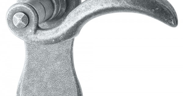 Zimmertürgarnitur aus Schmiedeeisen